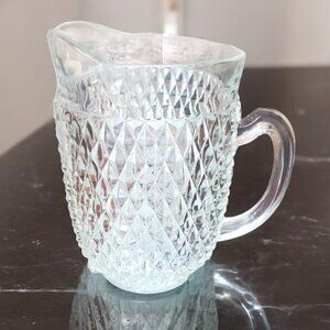Diamond Point by Indiana Glass Water/Iced Tea Pitcher - 64oz - Vintage